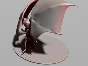 baby demon 3D 打印模型