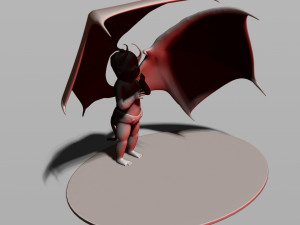 baby demon 3D 打印模型
