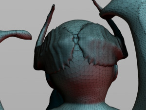 baby demon 3D 打印模型