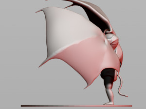 baby demon 3D 打印模型