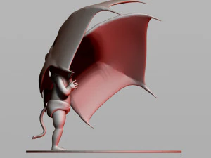 baby demon 3D Print Model