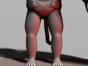 baby demon 3D 打印模型