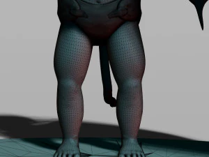 baby demon 3D Print Model