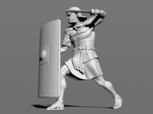 roman legionnaire Modello di stampa 3D