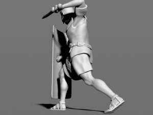 roman legionnaire Modello di stampa 3D