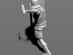 roman legionnaire Modello di stampa 3D