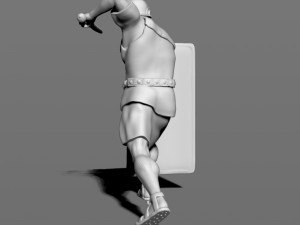 roman legionnaire Modello di stampa 3D