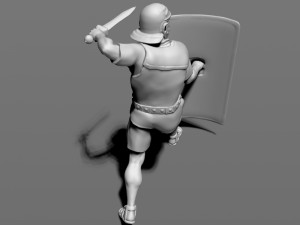 roman legionnaire Modello di stampa 3D