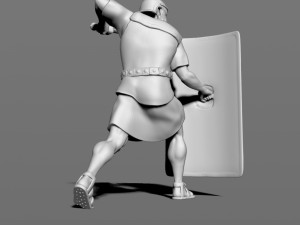 roman legionnaire Modello di stampa 3D
