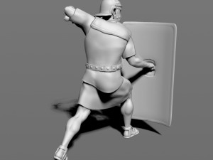 roman legionnaire Modello di stampa 3D