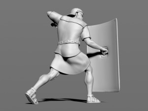 roman legionnaire Modello di stampa 3D