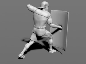 roman legionnaire Modello di stampa 3D
