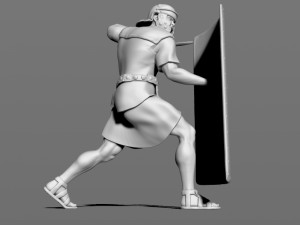 roman legionnaire Modello di stampa 3D