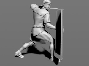 roman legionnaire Modello di stampa 3D