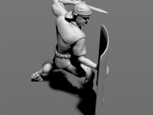 roman legionnaire Modello di stampa 3D