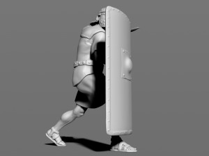 roman legionnaire Modello di stampa 3D