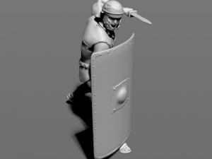 roman legionnaire Modello di stampa 3D