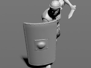 roman legionnaire Modello di stampa 3D