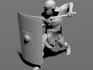 roman legionnaire Modello di stampa 3D