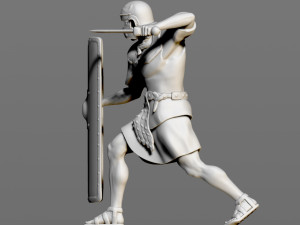 roman legionnaire Modello di stampa 3D