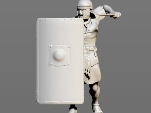 roman legionnaire Modello di stampa 3D