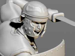 roman legionnaire Modello di stampa 3D
