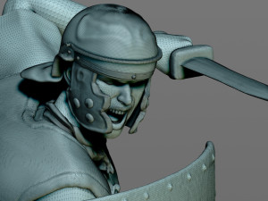 roman legionnaire Modello di stampa 3D