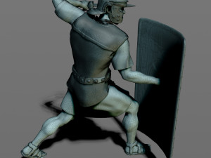 roman legionnaire Modello di stampa 3D