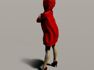 pretty girl in a sweatshirt Modelo de Impressão 3D