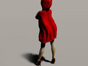pretty girl in a sweatshirt Modelo de Impressão 3D