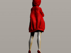 pretty girl in a sweatshirt Modelo de Impressão 3D