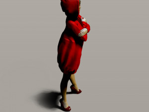 pretty girl in a sweatshirt Modelo de Impressão 3D
