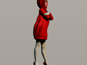 pretty girl in a sweatshirt Modelo de Impressão 3D