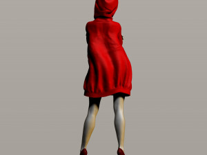 pretty girl in a sweatshirt Modelo de Impressão 3D