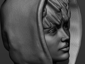 pretty girl in a sweatshirt Modelo de Impressão 3D