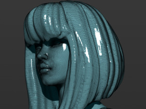 pretty girl on rollers 3D 打印模型