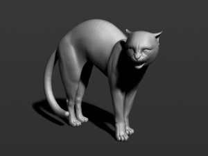 cat in 10 poses 3D 프린트 모델