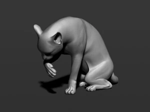 cat in 10 poses 3D Print Model