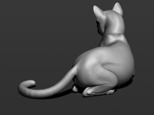 cat in 10 poses 3D 프린트 모델