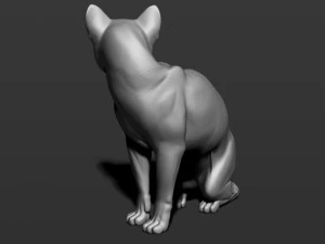cat in 10 poses 3D Print Model