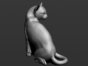 cat in 10 poses 3D 프린트 모델