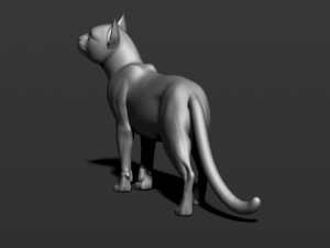 cat in 10 poses 3D 프린트 모델