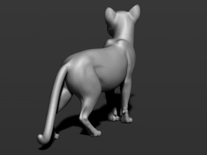 cat in 10 poses 3D 프린트 모델