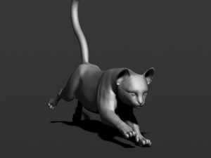 cat in 10 poses 3D 프린트 모델