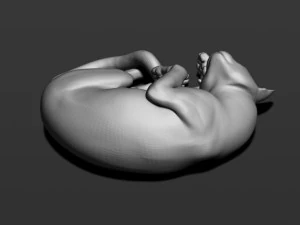 cat in 10 poses 3D Print Model