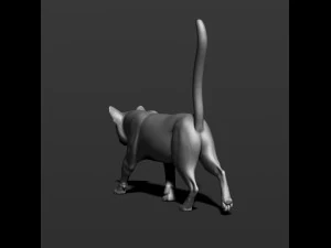 cat in 10 poses 3D Print Model