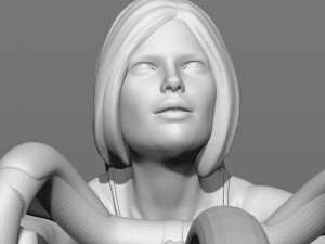 girl on a bicycle Modello di stampa 3D