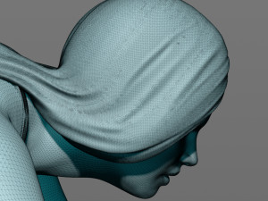 girl on a bicycle Modello di stampa 3D