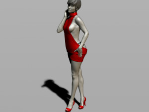 pretty woman 3Dプリントモデル