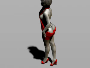 pretty woman 3D Print Model